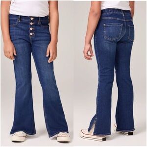 abercrombie kids High Rise Flare Jean